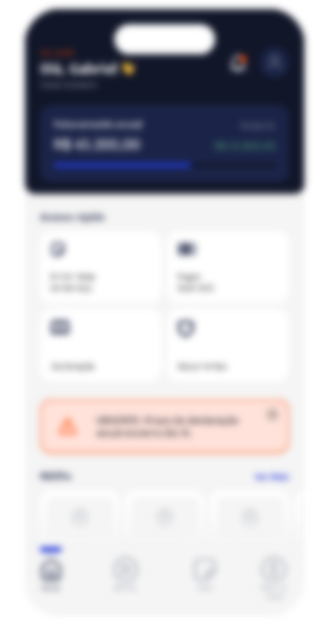 Interface principal do app